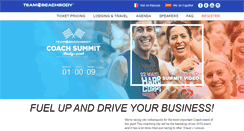 Desktop Screenshot of coachsummit.com