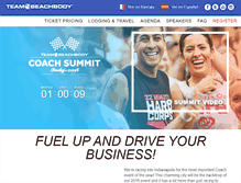 Tablet Screenshot of coachsummit.com